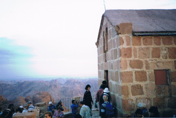 Zdjęcie z Egiptu - kaplica na Synaju