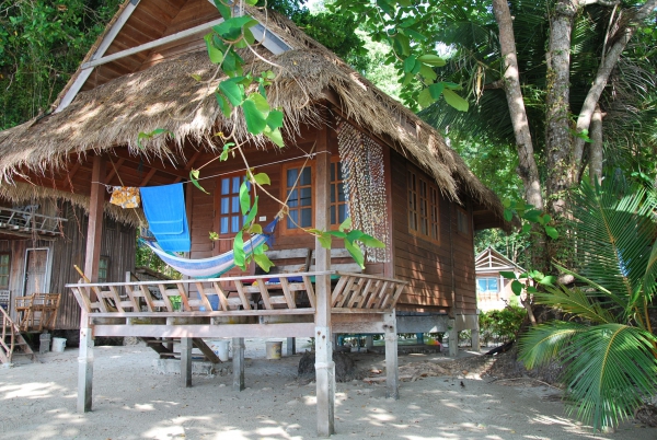 Zdjęcie z Tajlandii - domki przy plazy