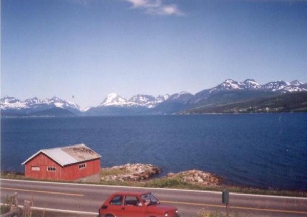 Zdjęcie z Norwegii - jedziemy na północ