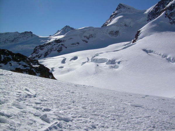 Zdjęcie ze Szwajcarii - na przeł. Jungfraujoch