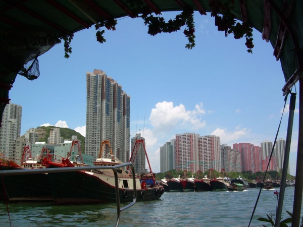 Zdjęcie z Chińskiej Republiki Ludowej - Hong Kong z łódki