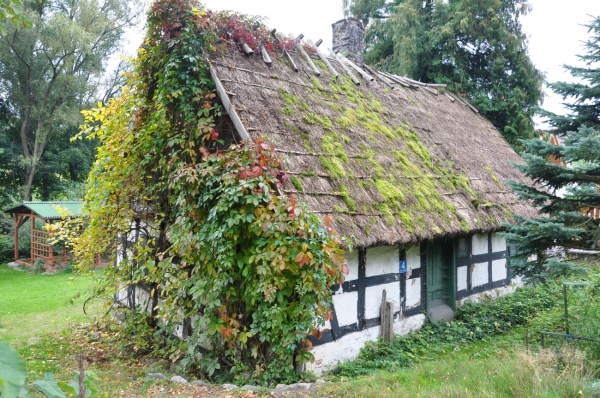 Zdjęcie z Polski - Stara chata w Ostrzycach