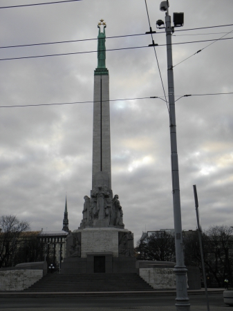 Zdjęcie z Łotwy - Pomnik wolności