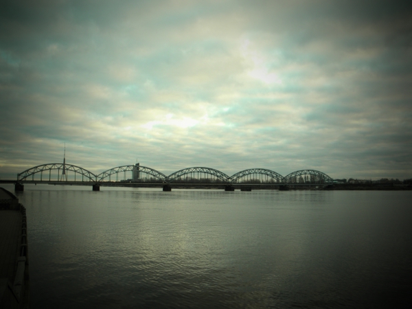 Zdjęcie z Łotwy - Most kolejowy