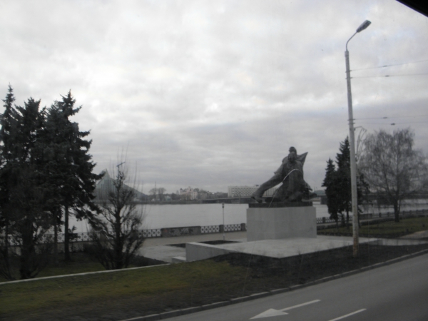 Zdjęcie z Łotwy - Pomnik