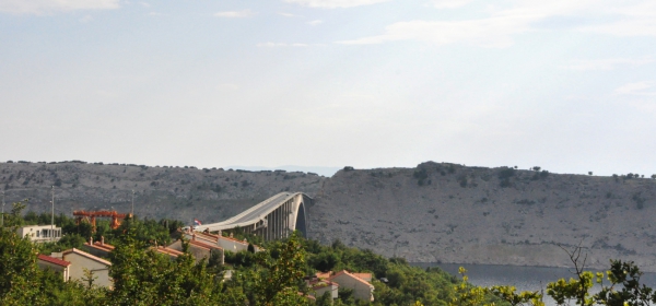 Zdjęcie z Chorwacji - Panorama na most Krk