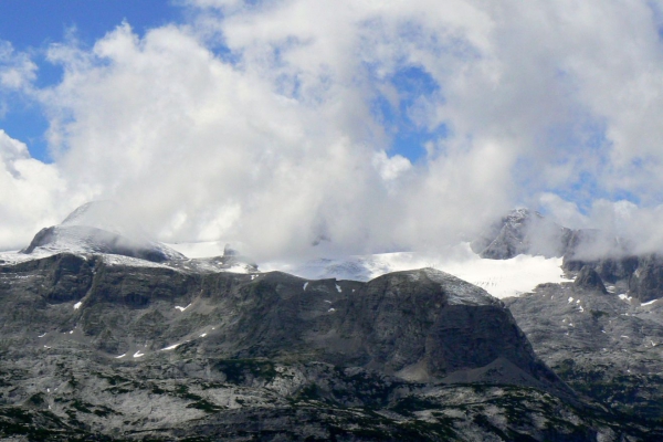 Zdjęcie z Austrii - Dachstein w chmurach