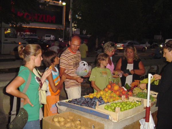 Zdjęcie z Chorwacji - bazar w Trogirze,,,,