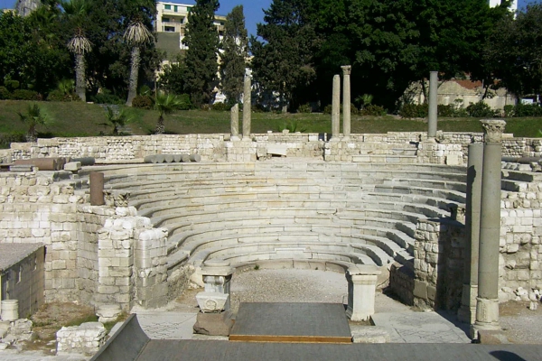 Zdjęcie z Egiptu - Aleksandria teatr rzymski