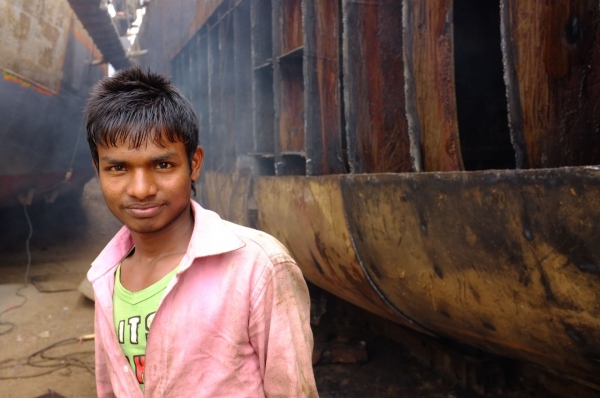 Zdjęcie z Bangladeszu - stocznia w Dhace