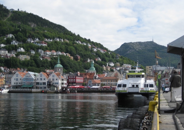 Zdjęcie z Norwegii - centrum Bergen