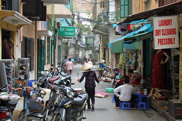 Zdjęcie z Wietnamu - ulica hanoi