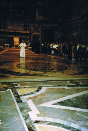 Zdjęcie z Watykanu - audiencja u JPII