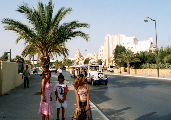 Zdjęcie z Tunezji - ulice Nowego Hammametu...