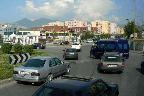 Zdjęcie z Albanii - droga do Tirany