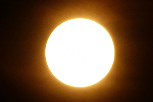 Zdjęcie z Polski - Księżyc jak słońce