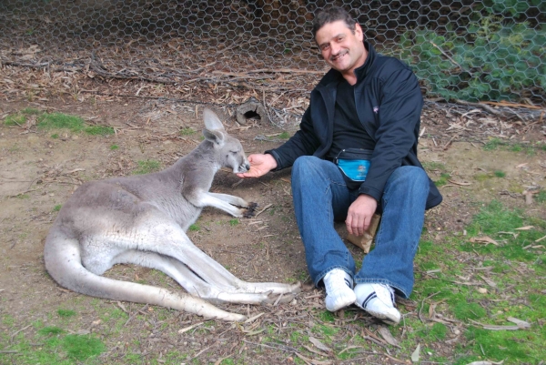 Zdjęcie z Australii - Z mlodym kangurem 
