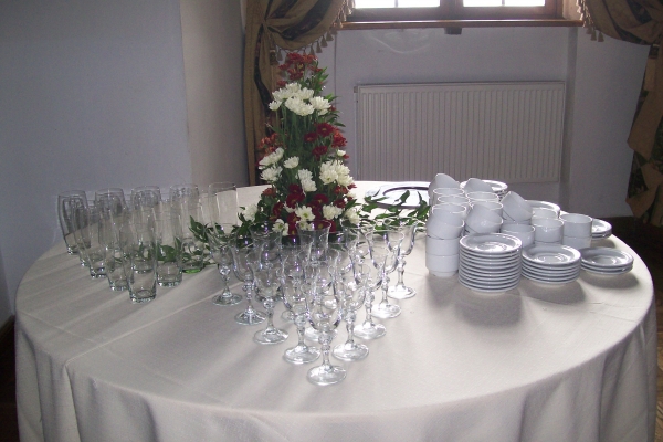 Zdjęcie z Polski - stół przed weselem