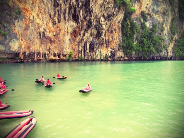 Zdjęcie z Tajlandii - sea canoe - phangnga bay
