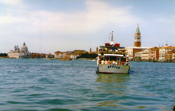 Zdjęcie z Włoch - Wplywamy do Wenecji