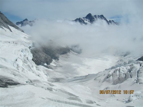 Zdjęcie ze Szwajcarii -  w drodze na Jungfraujoch