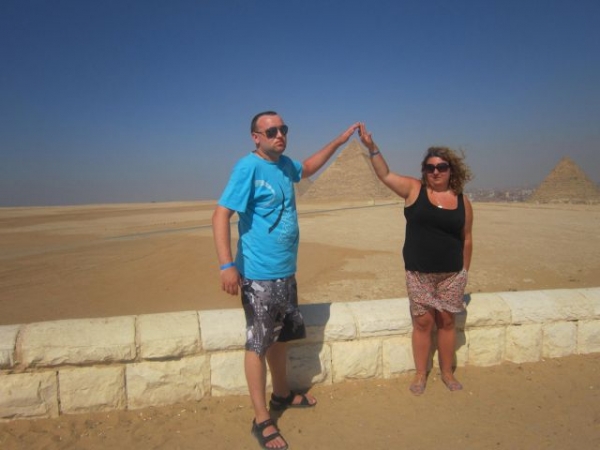 Zdjęcie z Egiptu - Piramidki :)