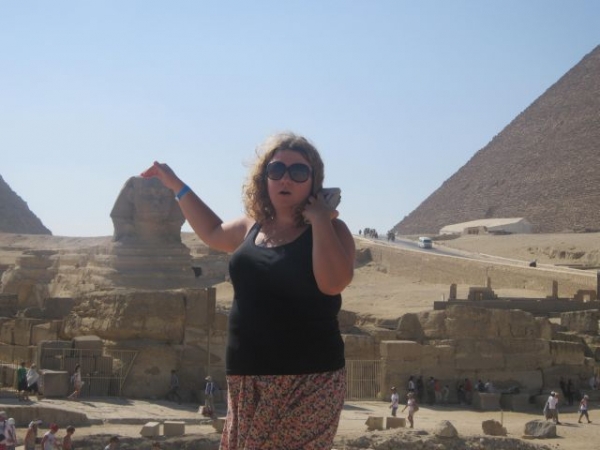 Zdjęcie z Egiptu - Dobry Sfinks :)