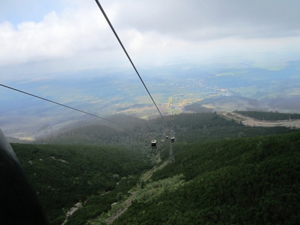 Zdjęcie ze Słowacji - jazda na dol