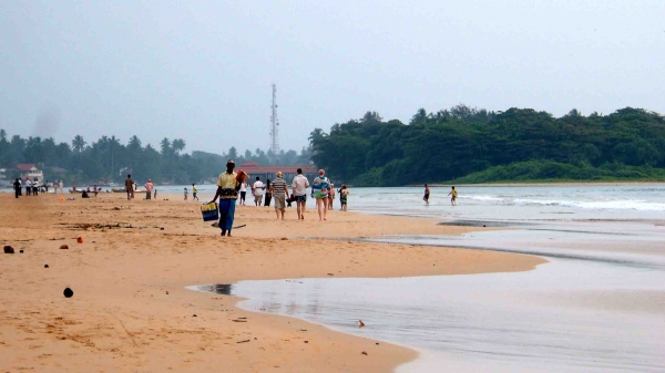 Zdjęcie ze Sri Lanki - plaża przy hotelu