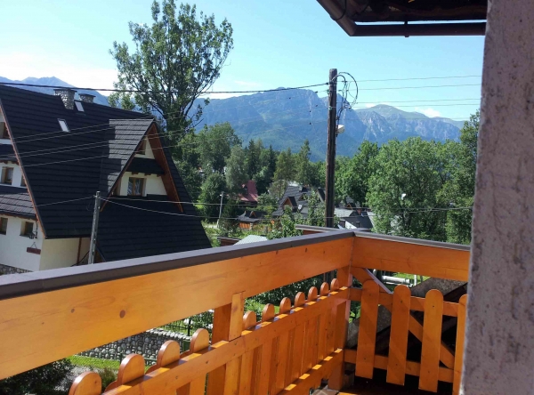 Zdjęcie ze Słowacji - balkon naszego domku :)