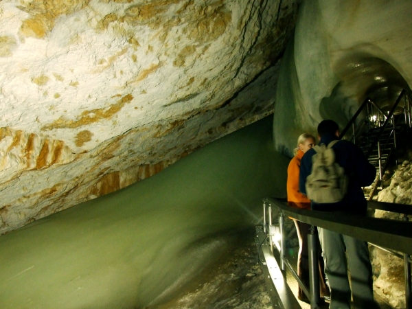 Zdjęcie ze Słowacji - przez lodowy tunel