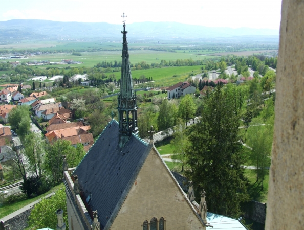 Zdjęcie ze Słowacji - z zamkowego okna