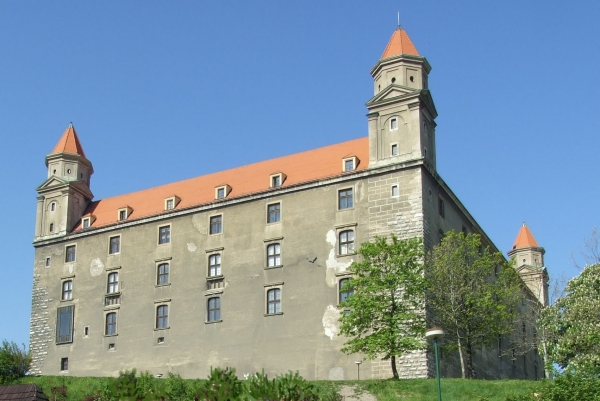 Zdjęcie ze Słowacji - zamek w Bratysławie