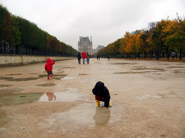 Zdjęcie z Francji - Deszczowe Tuileries