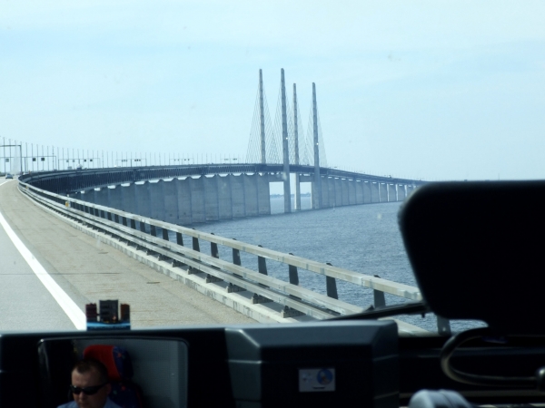 Zdjęcie z Danii - wjazd na most