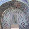 Zdjęcie z Uzbekistanu - zdobienia medres