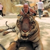 Tajlandia - Kanchanaburi - Swiątynia tygrysów.