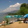 Zdjęcie z Macedonii - Św. Naum - plażowisko.