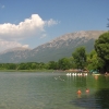 Zdjęcie z Macedonii - Św. Naum - królestwo relaksu nad wodą.