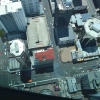 Zdjęcie z Nowej Zelandii - Widok przez szklana podloge tarasu widokowego Sky Tower.