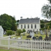Zdjęcie z Nowej Zelandii - Anglikanski kosciol i XIX-towieczny cmentarz