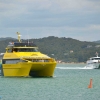 Zdjęcie z Nowej Zelandii - Pluna statki zabierajace turystow na Bay of Island