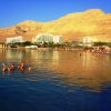 Zdjęcie z Egiptu - Kąpiel w Morzu Martwym.