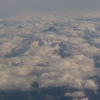 Zdjęcie z Maroka - Lot nad Europą - masywy Alp.