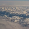 Zdjęcie z Maroka - Lot nad Europą - Alpy.