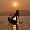 Zdjęcie z Birmy - jezioro Inle