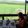 Zdjęcie z Kenii - i jak tu jeść jak takie widoki z restauracji???