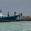 Zdjęcie z Malediw - wypływamy z portu z Male....zapowiada sie sztorm