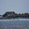 Zdjęcie z Malediw - resorty mijane po drodze