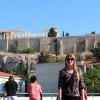 Zdjęcie z Grecji - Widok na Akropol z kawiarni w Muzeum Akropolu.